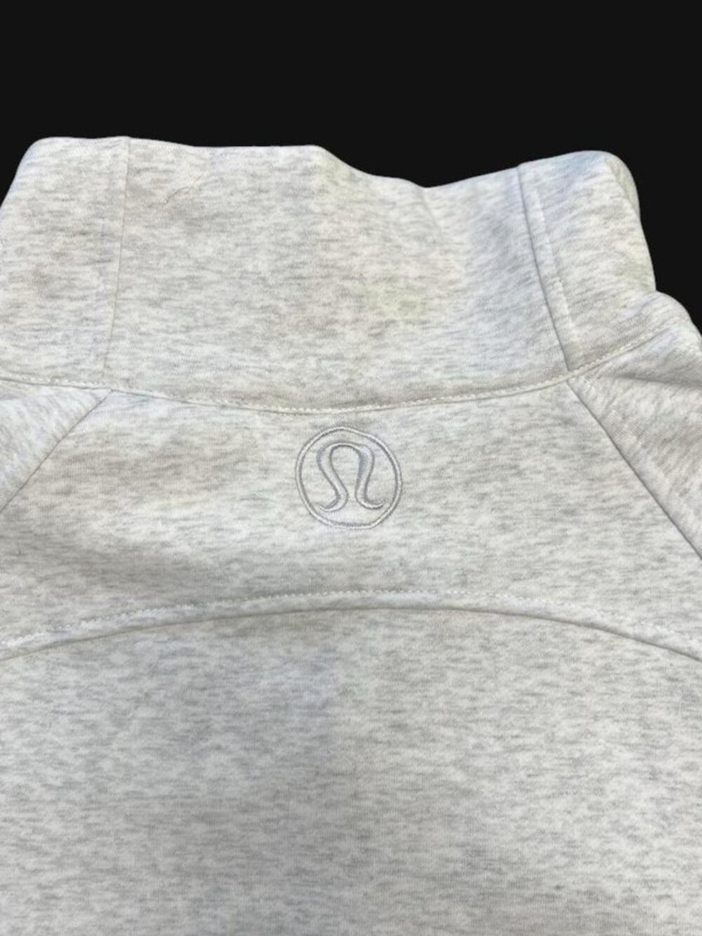 Lululemon Gray Half Zip Pullover Size 8 - Picture 3 of 6